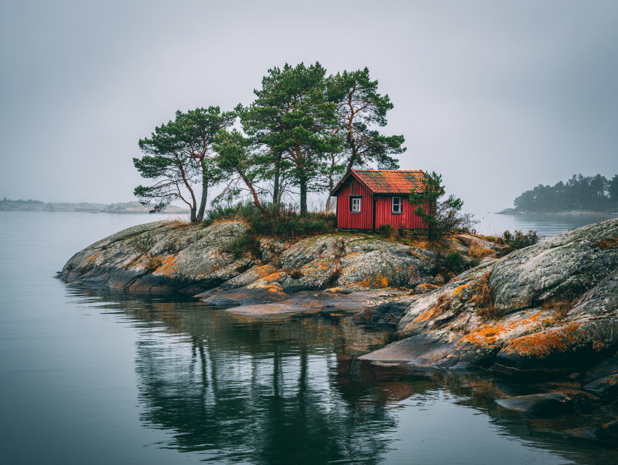 Björkö — Privatinsel in Schweden, Schärengarten